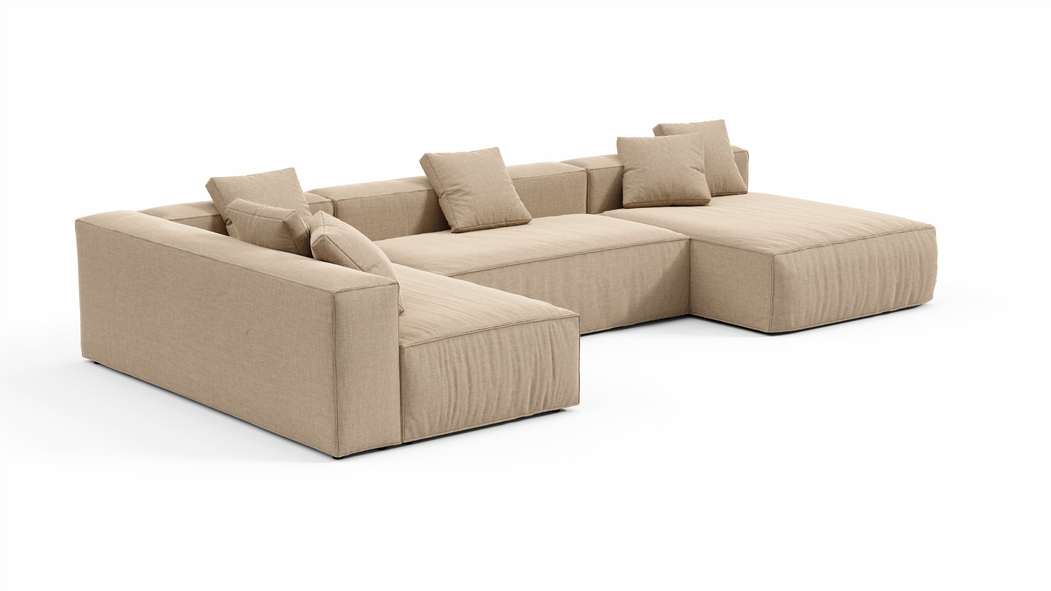 Pariqué Sofa 210x400x170 cm (Memory Foam)