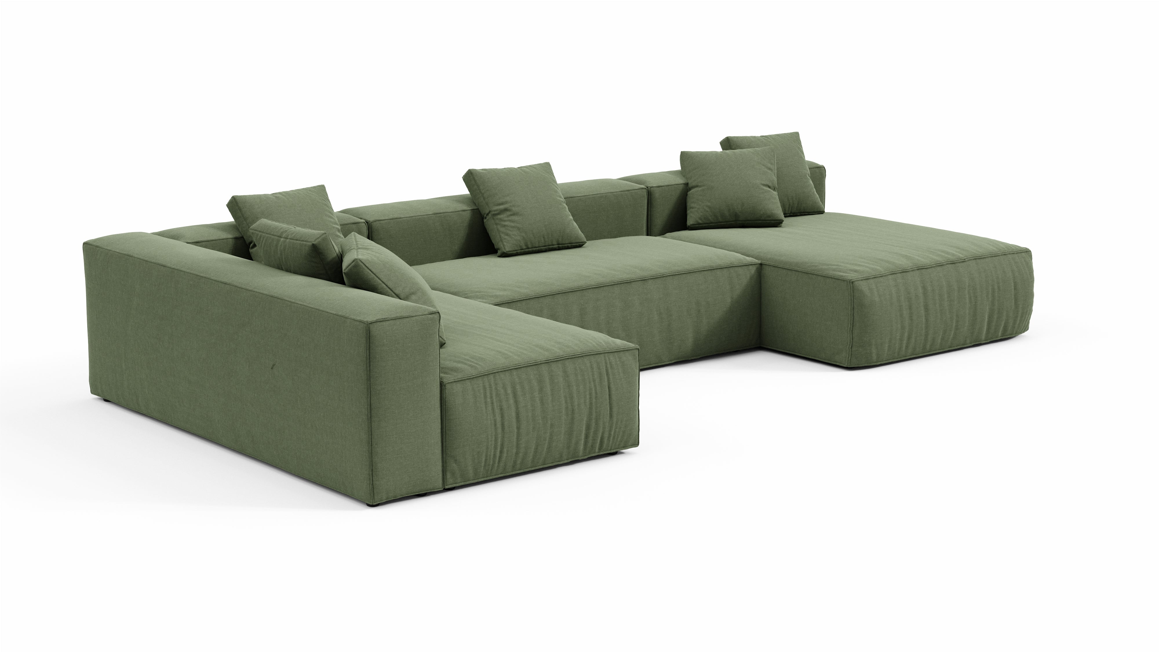 Pariqué Sofa 210x400x170 cm (Memory Foam)